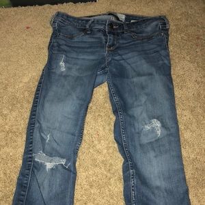 Hollister ripped jeans